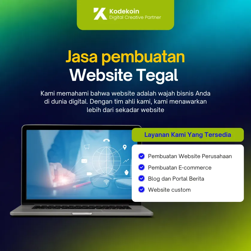 Jasa Pembuatan Website Tegal